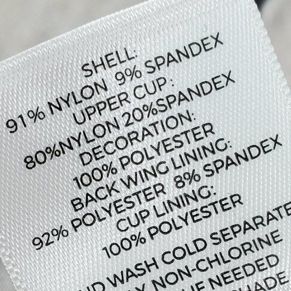 Shade & Shore Swim Suit Bikini Top NWT - DDD - Picture 4 of 6